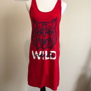 University Arizona Wildcats Dress Red S UofA